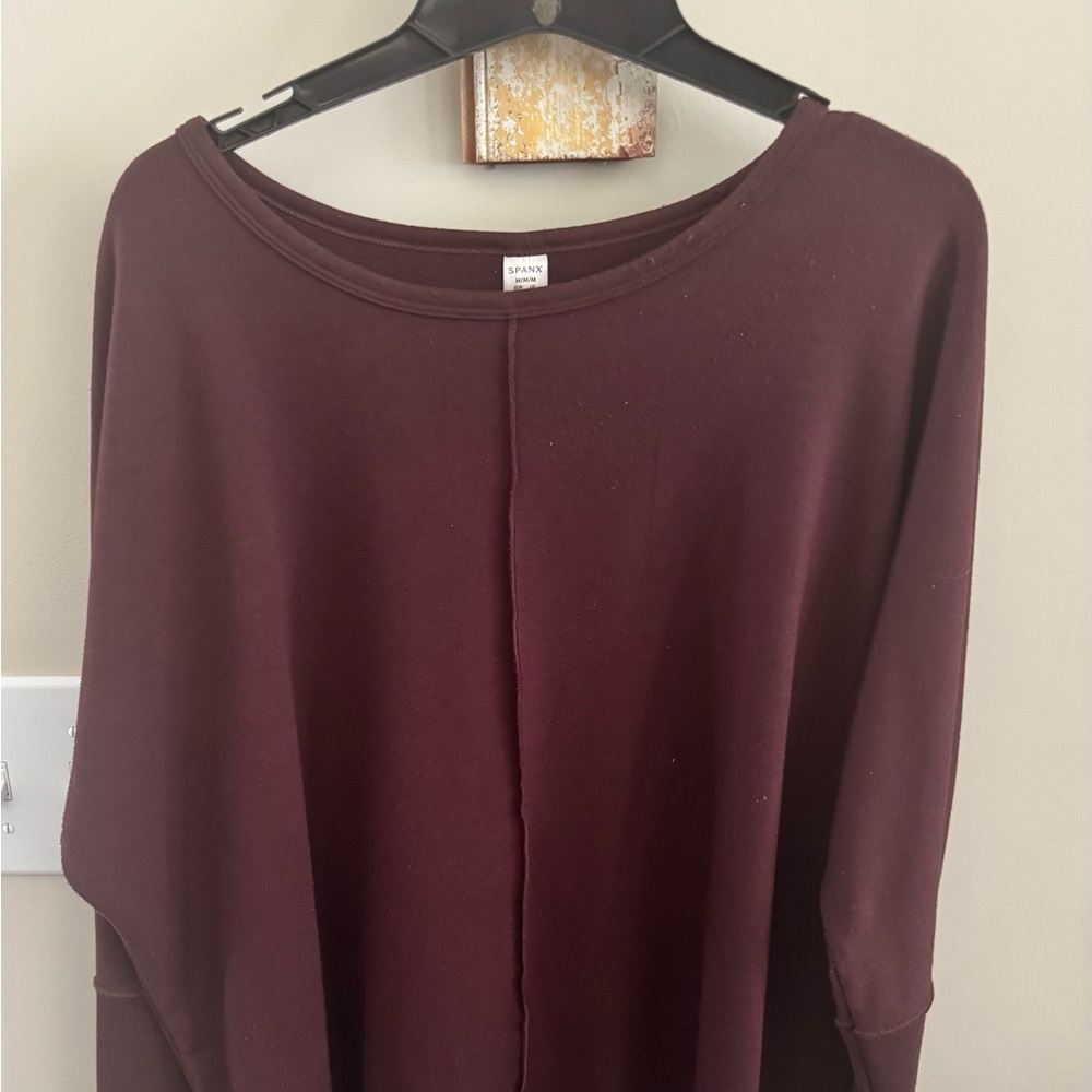Burgundy Lounge Tunic by Spanx